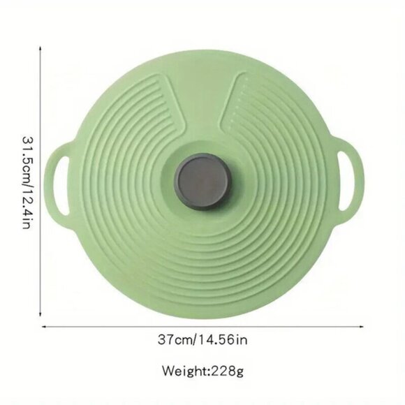 Pan Pot Lid Cover Cookware Boil Over Spill Stopper Food Fresh - Picture 1 of 3